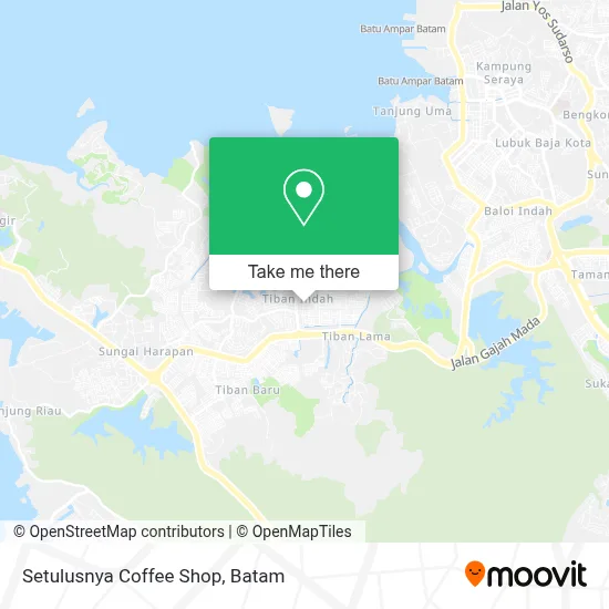 Setulusnya Coffee Shop map