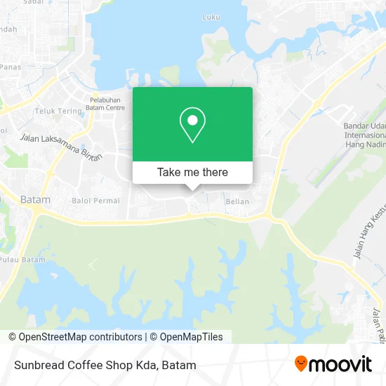 Sunbread Coffee Shop Kda map