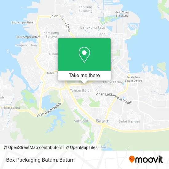 Box Packaging Batam map