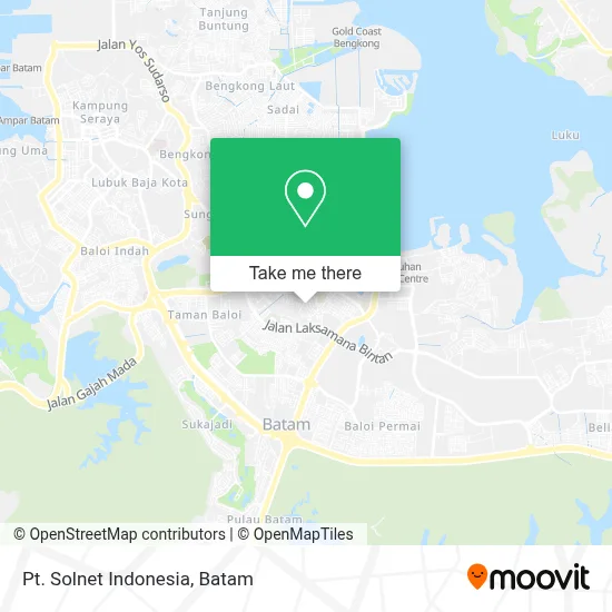 Pt. Solnet Indonesia map