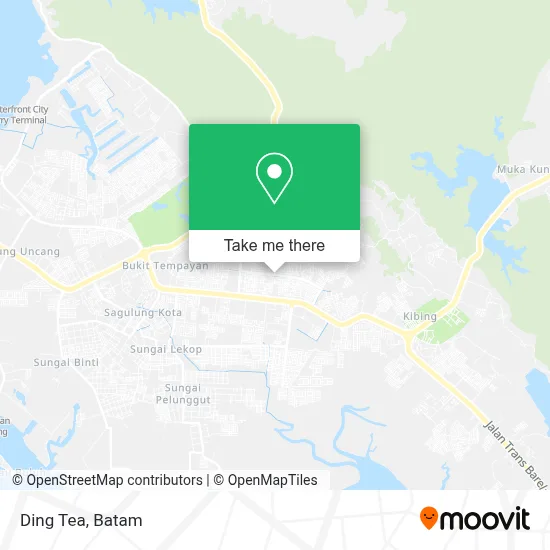 Ding Tea map