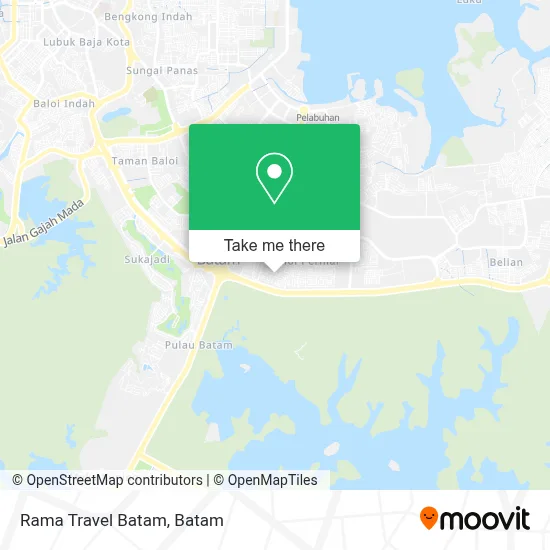 Rama Travel Batam map