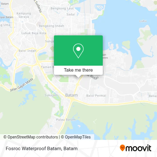 Fosroc Waterproof Batam map