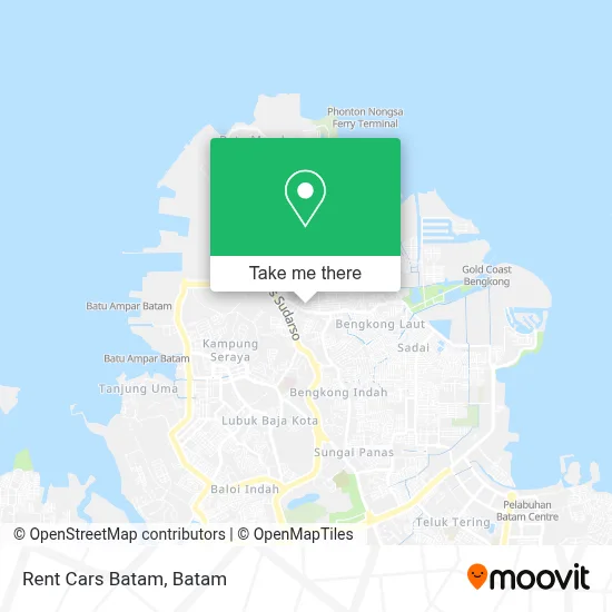 Rent Cars Batam map