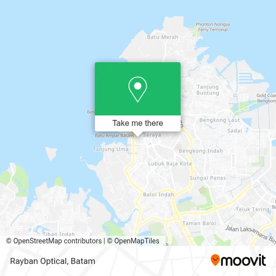 Rayban Optical map