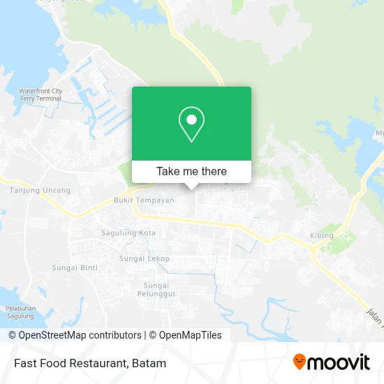 Fast Food Restaurant map