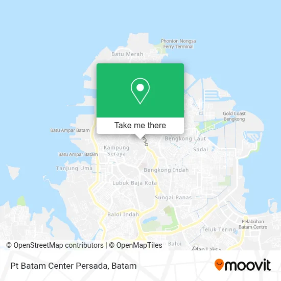 Pt Batam Center Persada map