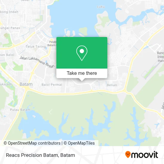 Reacs Precision Batam map