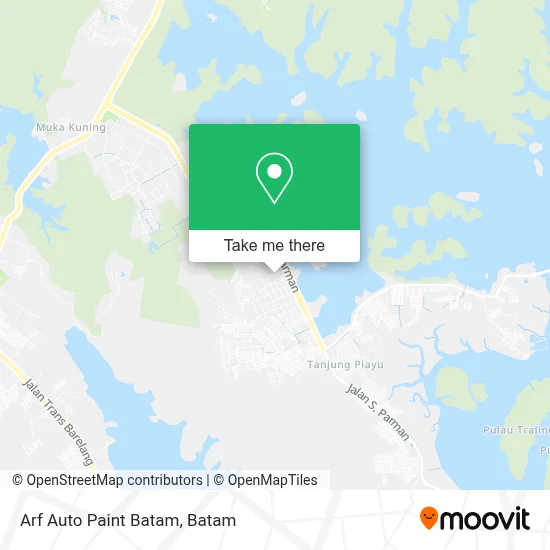 Arf Auto Paint Batam map