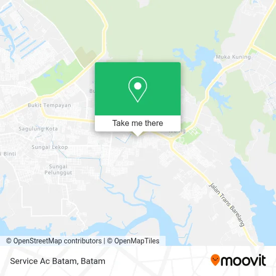 Service Ac Batam map