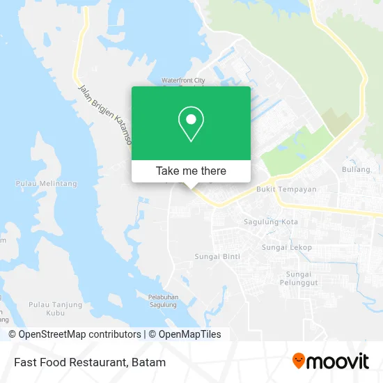 Fast Food Restaurant map