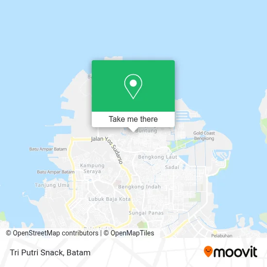 Tri Putri Snack map
