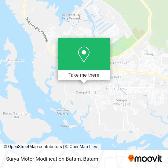 Surya Motor Modification Batam map
