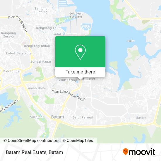 Batam Real Estate map