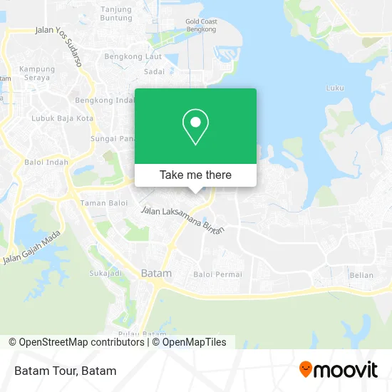 Batam Tour map