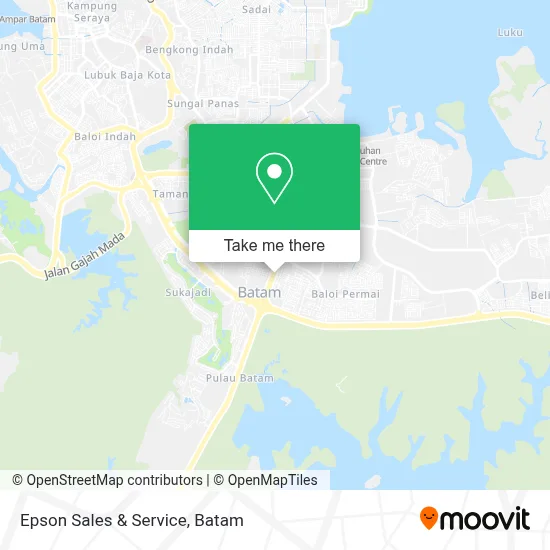 Epson Sales & Service map