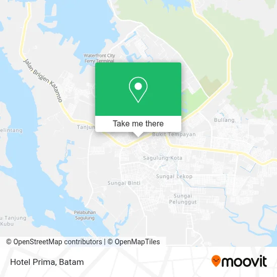 Hotel Prima map