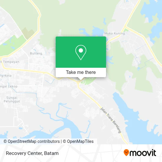 Recovery Center map