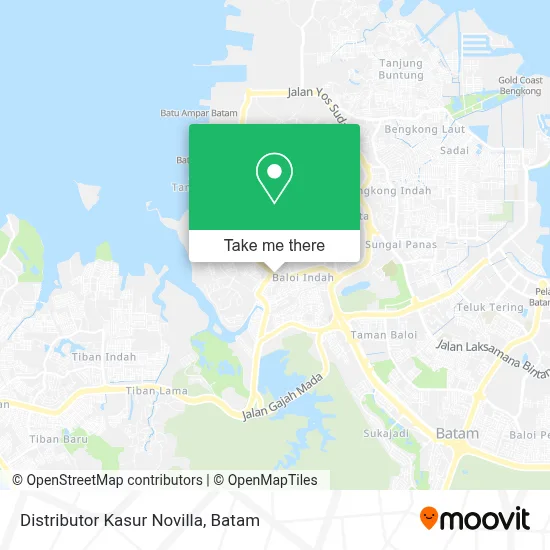 Distributor Kasur Novilla map