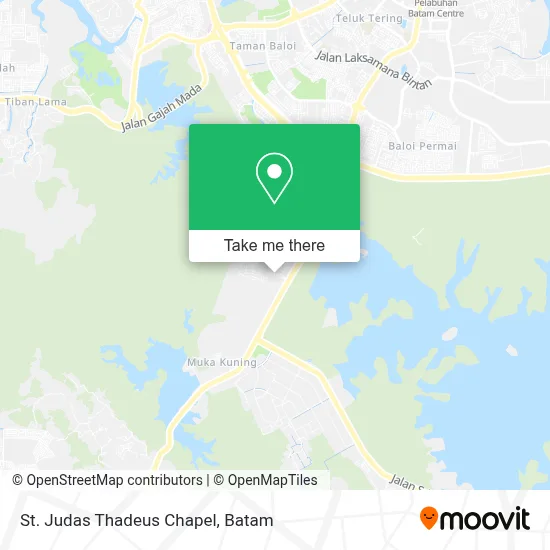 St. Judas Thadeus Chapel map
