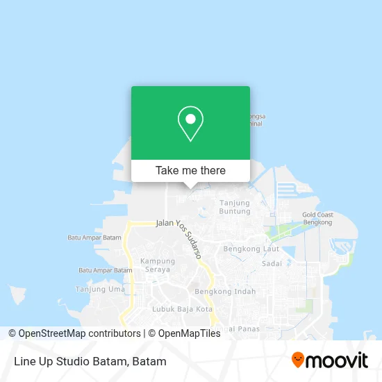 Line Up Studio Batam map