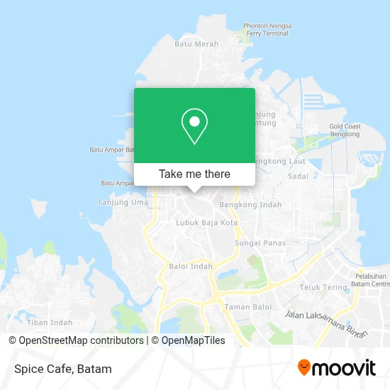 Spice Cafe map
