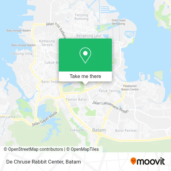De Chruse Rabbit Center map