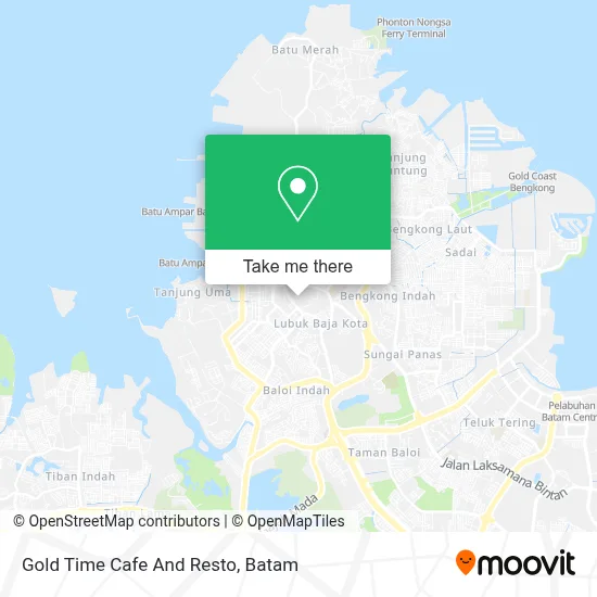 Gold Time Cafe And Resto map