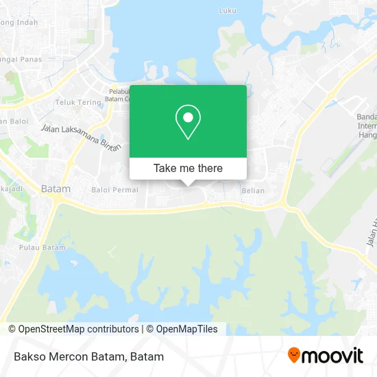 Bakso Mercon Batam map