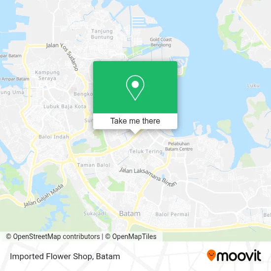 Imported Flower Shop map