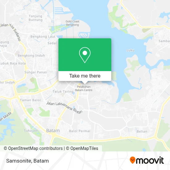 Samsonite map