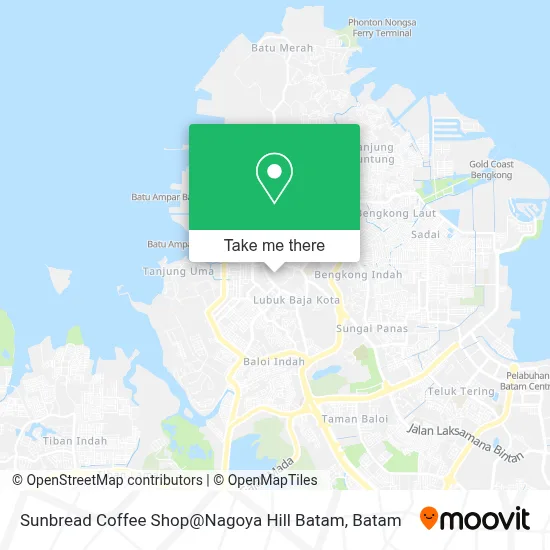Sunbread Coffee Shop@Nagoya Hill Batam map