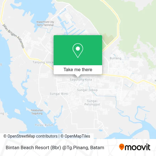Bintan Beach Resort (Bbr) @Tg.Pinang map