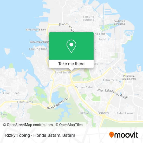 Rizky Tobing - Honda Batam map