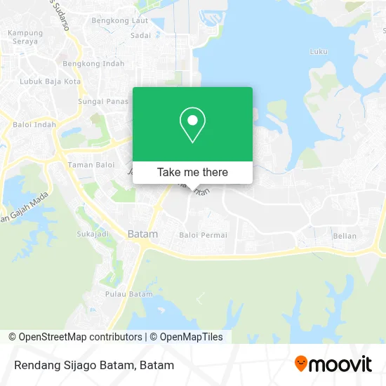 Rendang Sijago Batam map