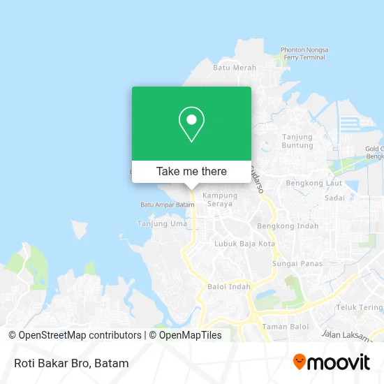 Roti Bakar Bro map