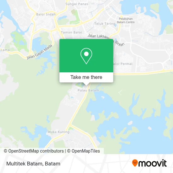 Multitek Batam map