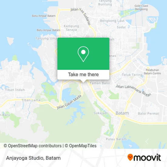 Anjayoga Studio map
