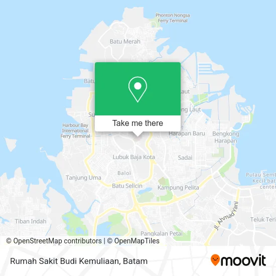 Rumah Sakit Budi Kemuliaan map