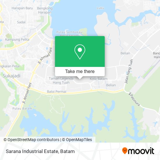 Sarana Industrial Estate map