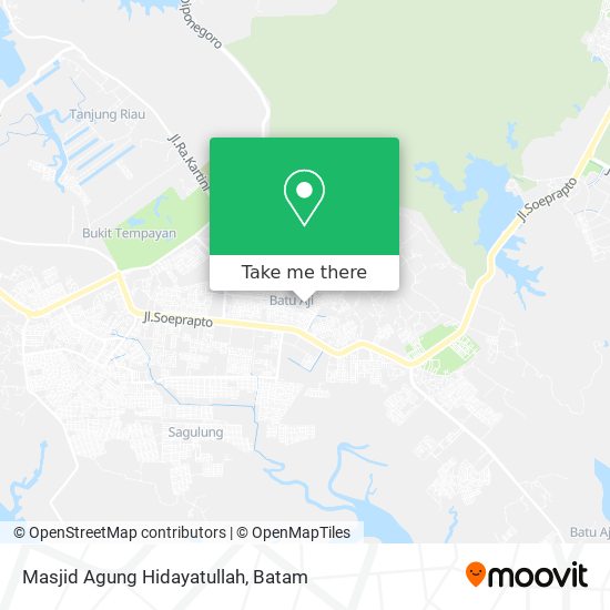 Masjid Agung Hidayatullah map