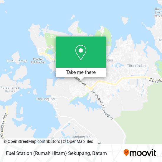 Fuel Station (Rumah Hitam) Sekupang map