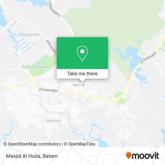 Masjid Al Huda map