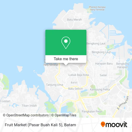 Fruit Market (Pasar Buah Kali 5) map