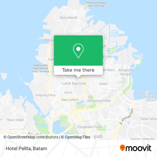 Hotel Pelita map