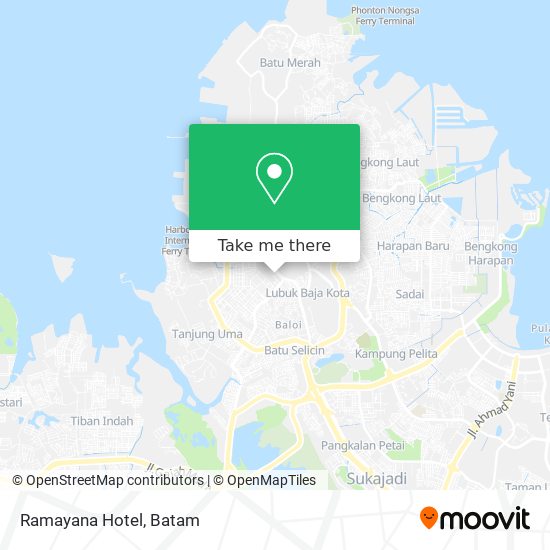 Ramayana Hotel map
