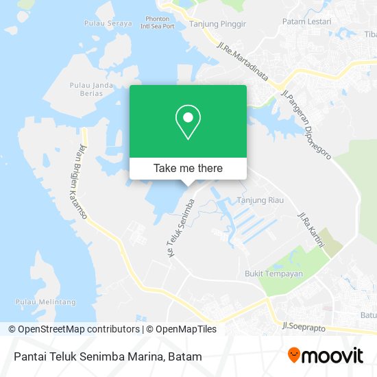 Pantai Teluk Senimba Marina map