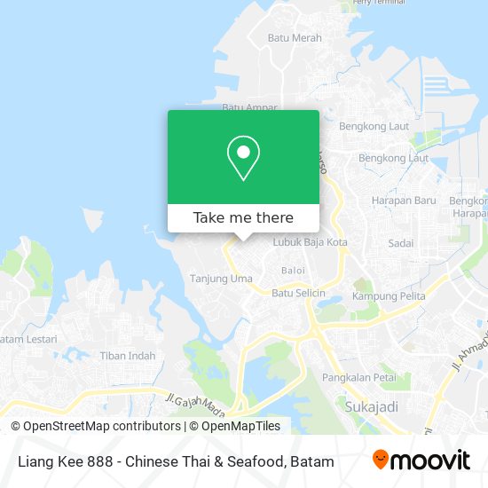 Liang Kee 888 - Chinese Thai & Seafood map