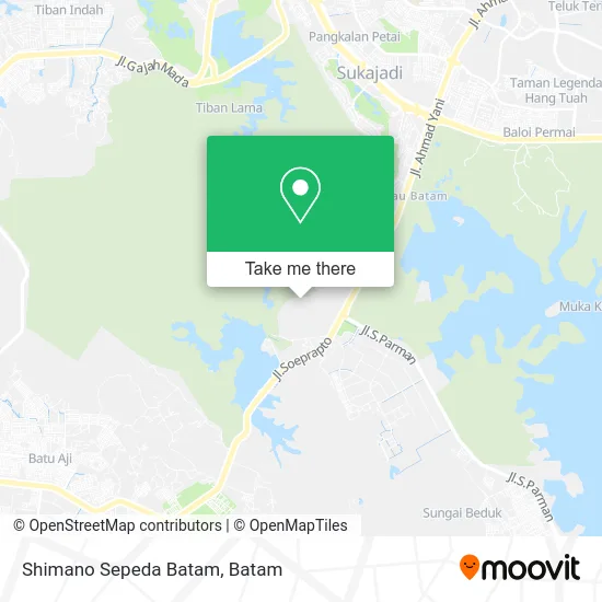 Shimano Sepeda Batam map