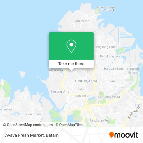 Avava Fresh Market map